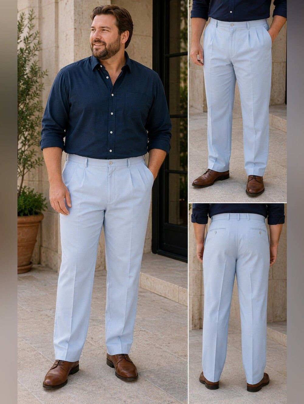 Italiana collezione Powder Blue Pants